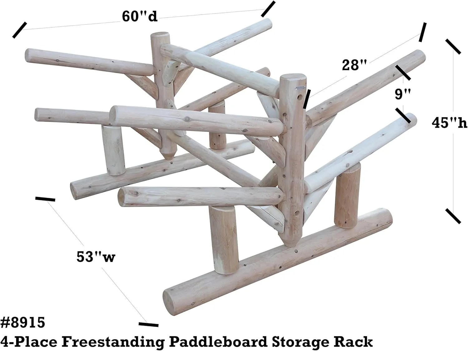 4-Place Paddle Board SUP Storage Rack, SUP Paddle Stand, Surfboard Racks for Garage, SUP Board Rack, Surfboard Stand Rack, SUP Storage for Paddle Boards and Surfboards