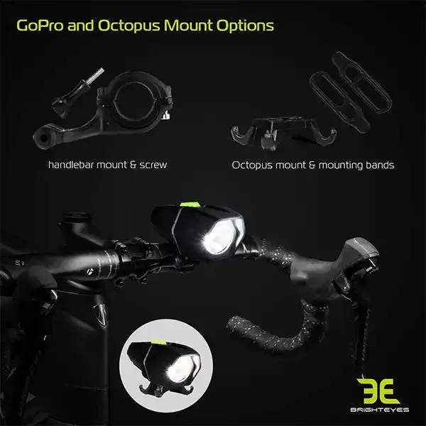 400 Lumen Ember Headlight Set with GoPro Mount Option