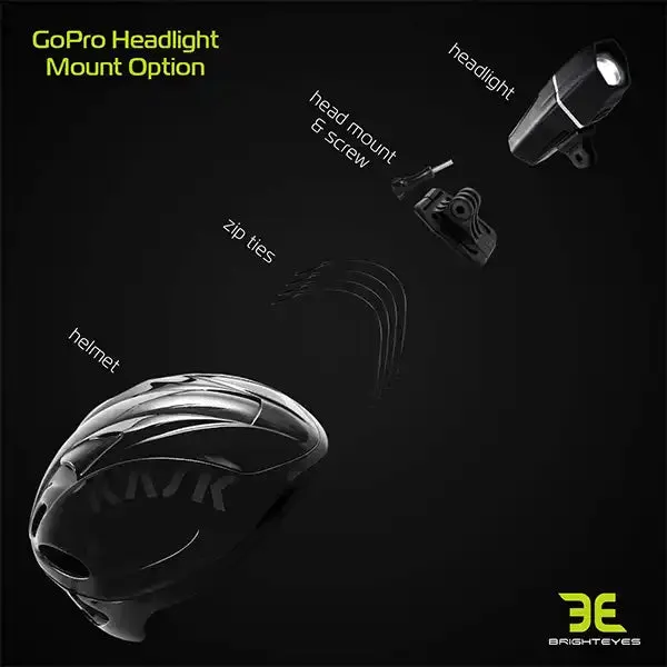 400 Lumen Ember Headlight Set with GoPro Mount Option