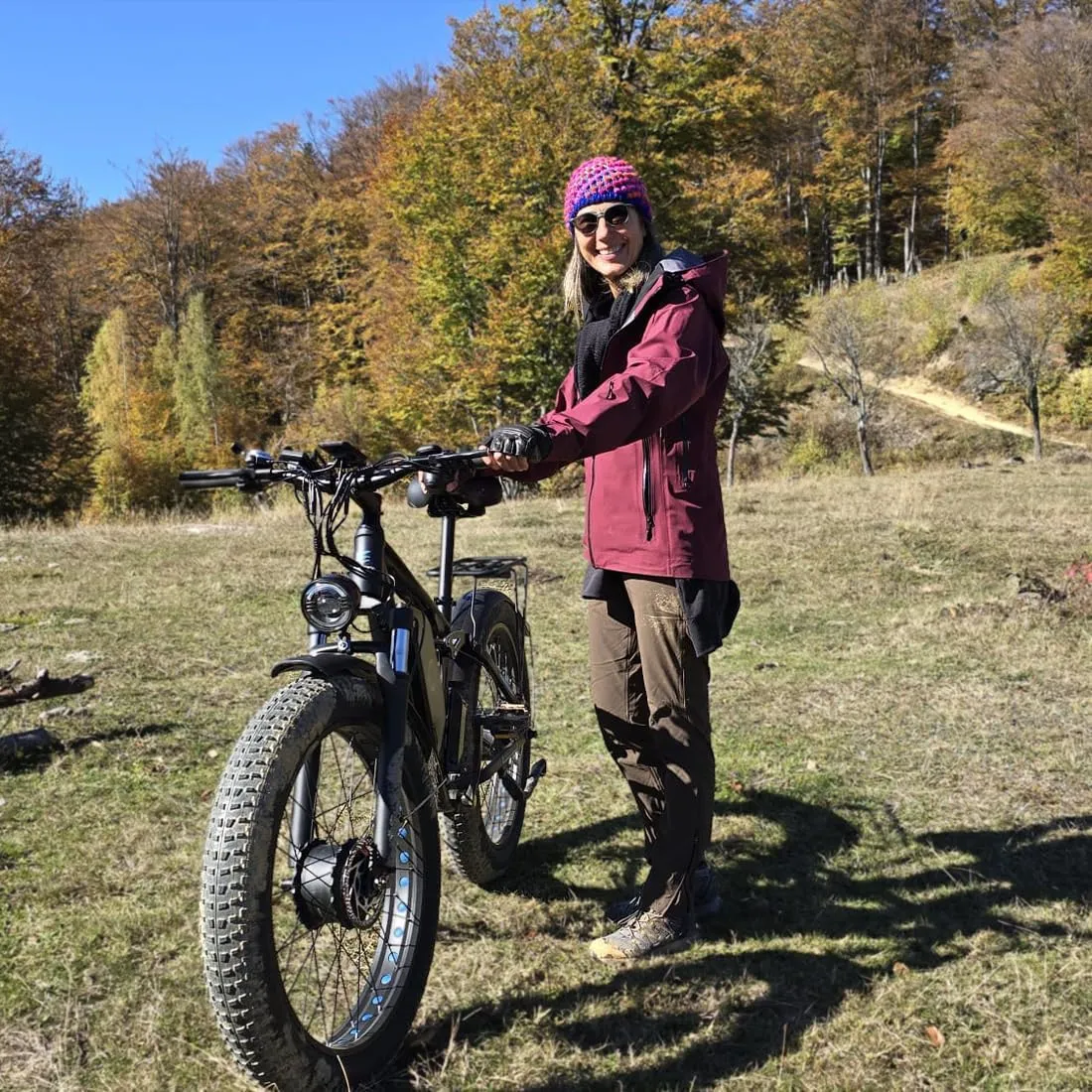 4000W Peak 5000W Dual Motor Electric Bike for Adults, 24/26 Inch, 52V 32AH, Up to 90Mile & 45MPH E-Bike Fat Tire Full Suspension Electric Bicycles, 7 Speed AWD Mountain Ebikes, Hydraulic Disc Brake