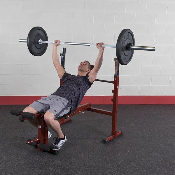 Best Fitness BFOB10 Olympic Bench With Leg Developer