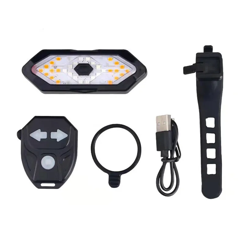 Bicycle Turn Signals Bike Tail Lights with Wireless Remote