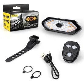 Bicycle Turn Signals Bike Tail Lights with Wireless Remote