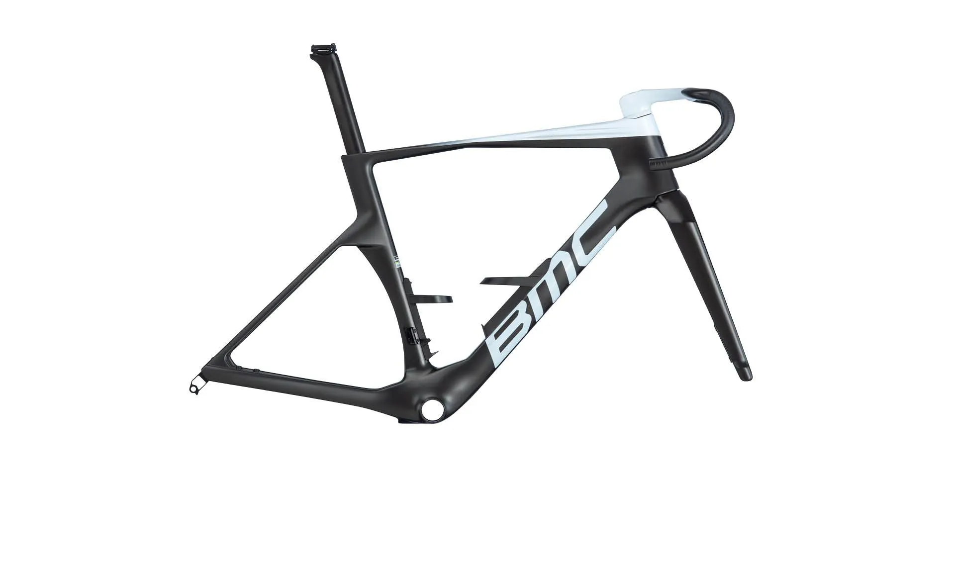 BMC Teammachine R 01 MOD Frameset Carbon Black / Cool White