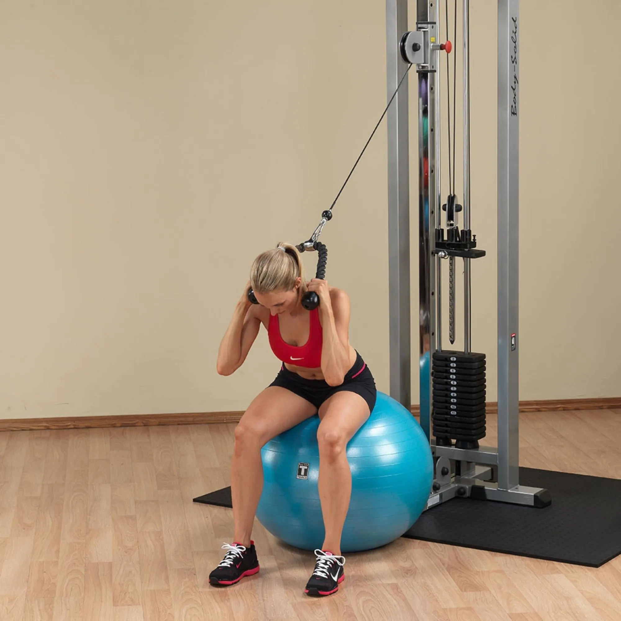 Body-Solid Pro ClubLine Cable Crossover by Body-Solid with Dual Stacks SCC1200G