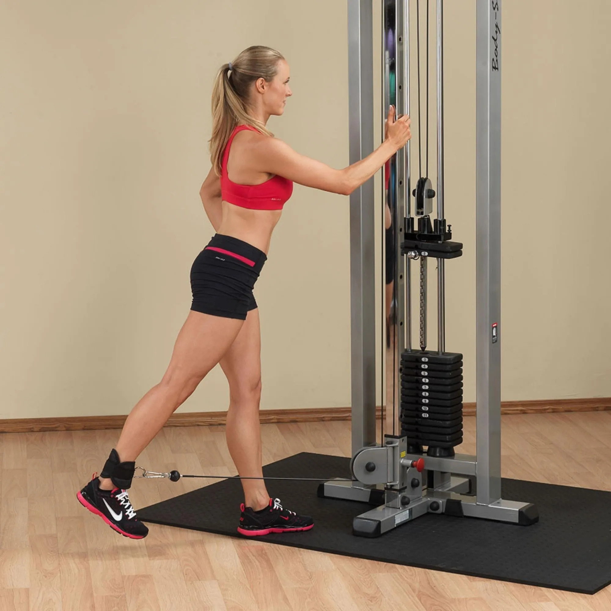 Body-Solid Pro ClubLine Cable Crossover by Body-Solid with Dual Stacks SCC1200G