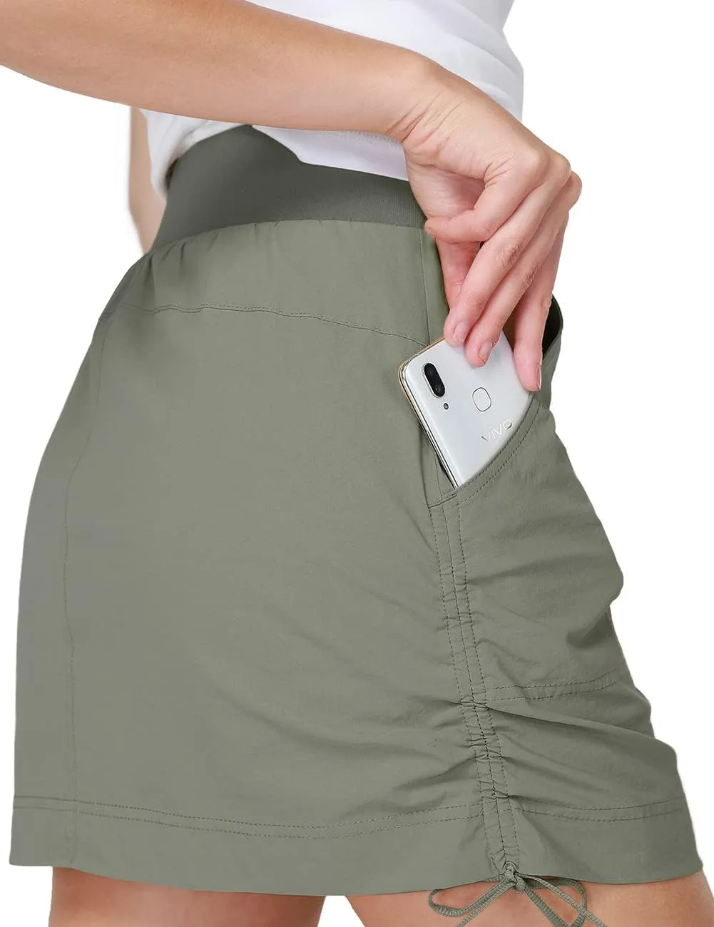 CAMEL CROWN Women's Skorts Golf Casual Tennis Skirts Tummy Control UPF 50  Quick Dry Skirt with Pockets Active