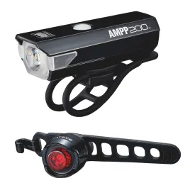 Cateye Light Combo AMPP 200 & ORB RC