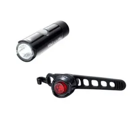 Cateye Volt 100XC/ORB Rechargeable Bike Light Set