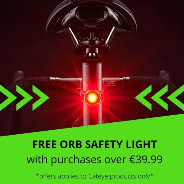 Cateye Volt 100XC/ORB Rechargeable Bike Light Set