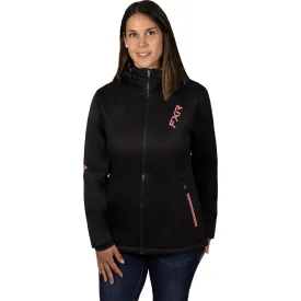 FXR Pulse Softshell Jacket Black/Dusty Rose