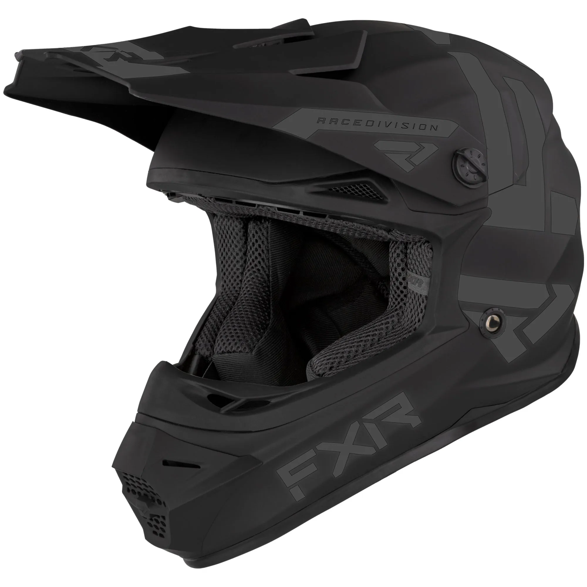 FXR Youth Legion Open Face Offroad Helmet Black Ops
