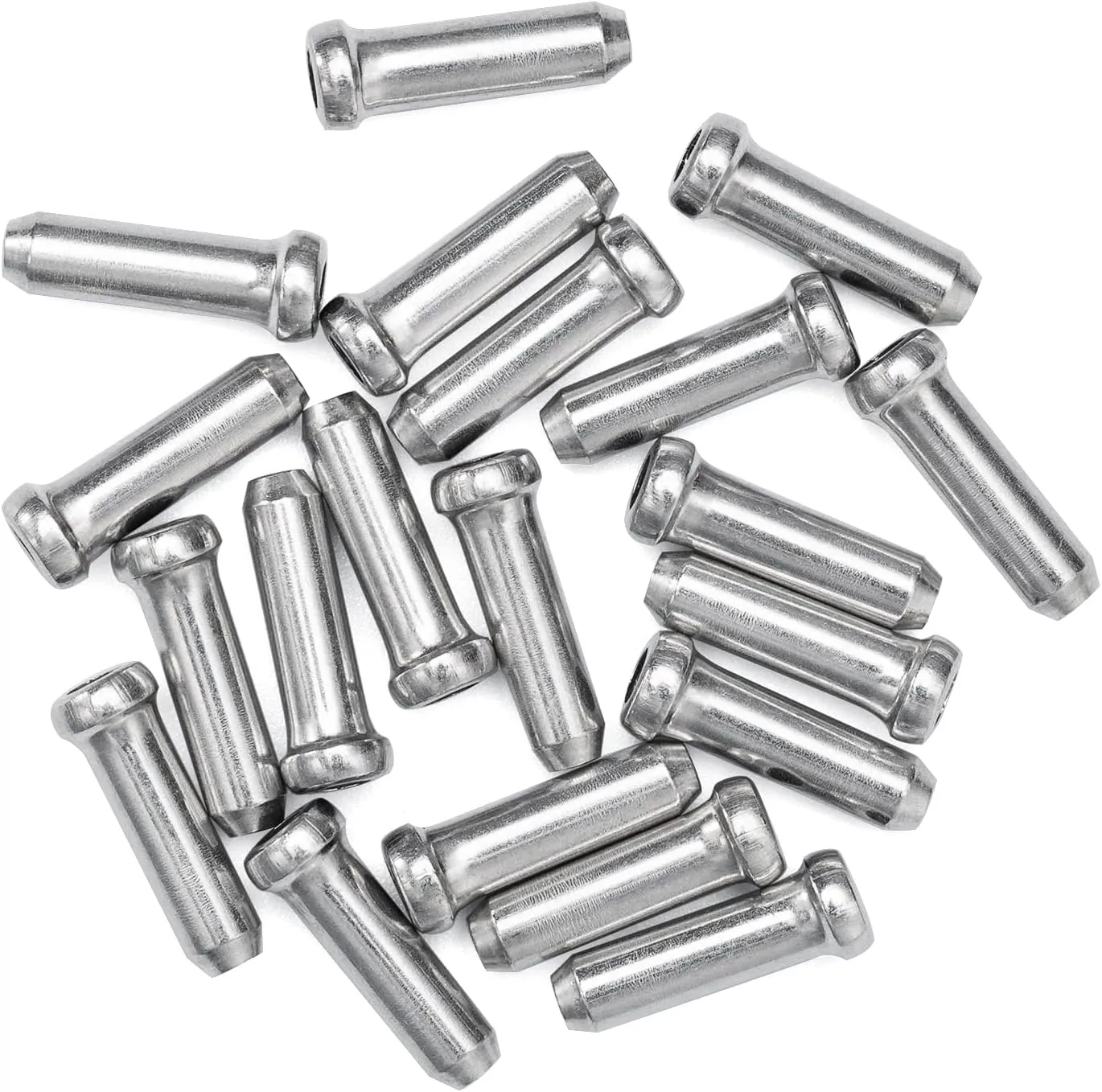 HZJD Bike Cable End Caps, Cable Caps for Bike Shift Alloy, Bicycle Brake Cables End Caps(20PCS)
