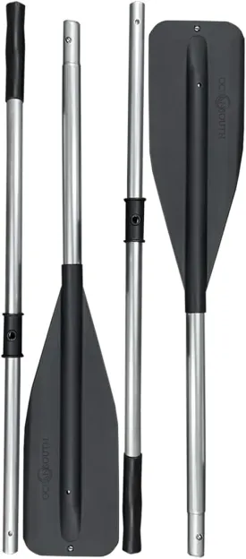 Inflatable Dinghy Oars with Oar Pin Locks 2 Pieces Detachable - 1 Pair