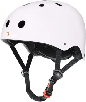 JBM Skateboard Helmet - Lightweight, Adjustable & Ventilated Helmet for Scooter, Roller Skate, Inline Skate