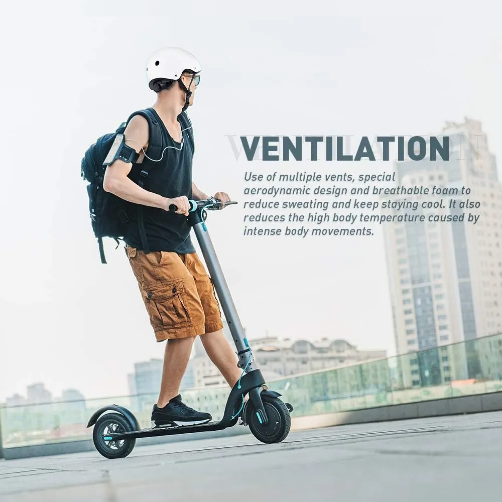 JBM Skateboard Helmet - Lightweight, Adjustable & Ventilated Helmet for Scooter, Roller Skate, Inline Skate