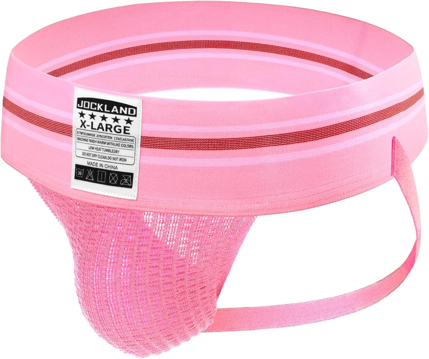 Men's Jock Strap, Wide Band Mesh Male Underwear Jockstrap Athletic Supporter for Gym Vasectomy