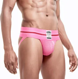 Men's Jock Strap, Wide Band Mesh Male Underwear Jockstrap Athletic Supporter for Gym Vasectomy