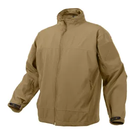 MilSpec Covert Ops Lightweight Soft Shell Jacket Coyote Brown