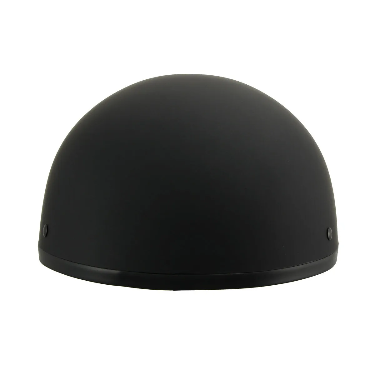 Milwaukee Helmets MPH9770DOT Americas Smallest Matte Black Half Helmet