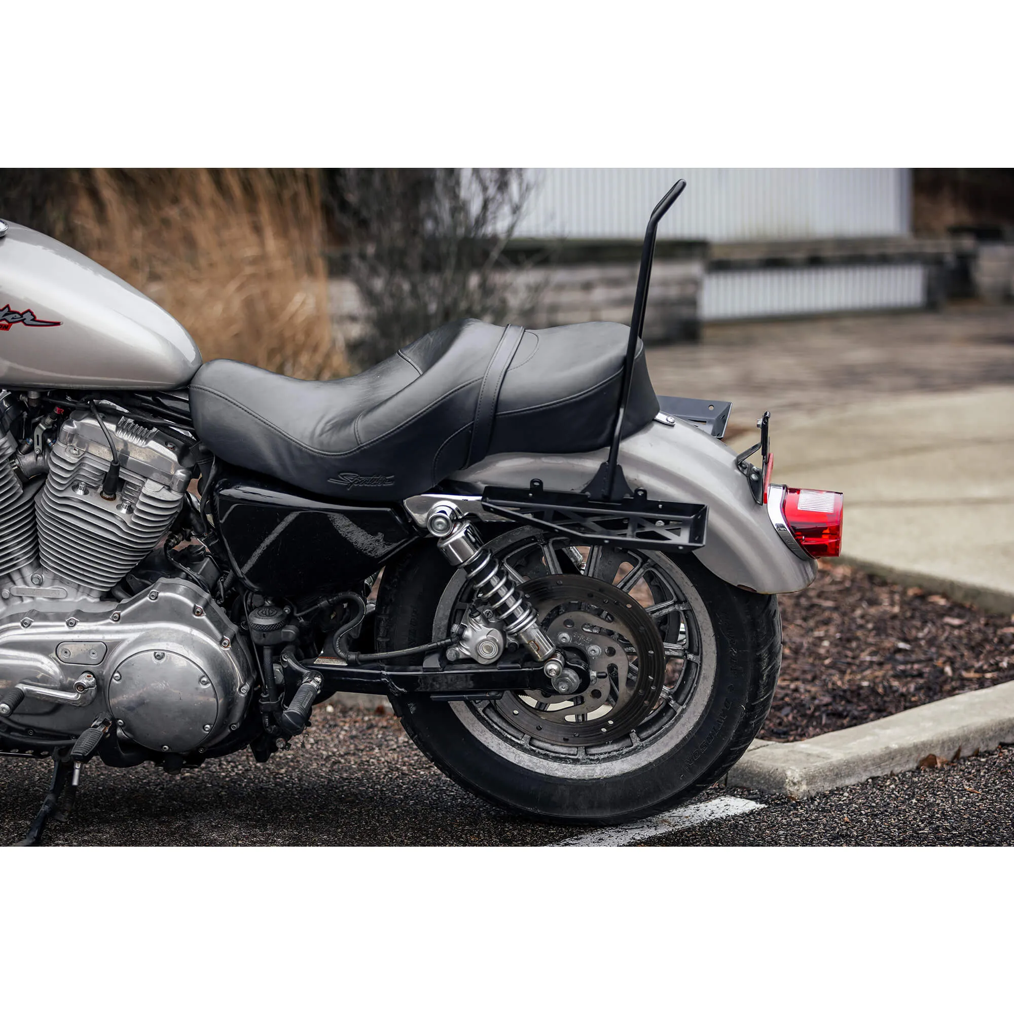 Moto Luggage Rack - Left Side - 2004-2022 Harley-Davidson Sportsters