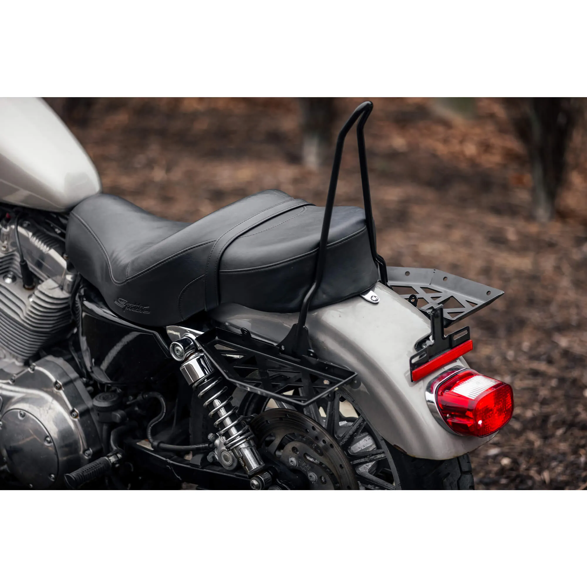 Moto Luggage Rack - Left Side - 2004-2022 Harley-Davidson Sportsters