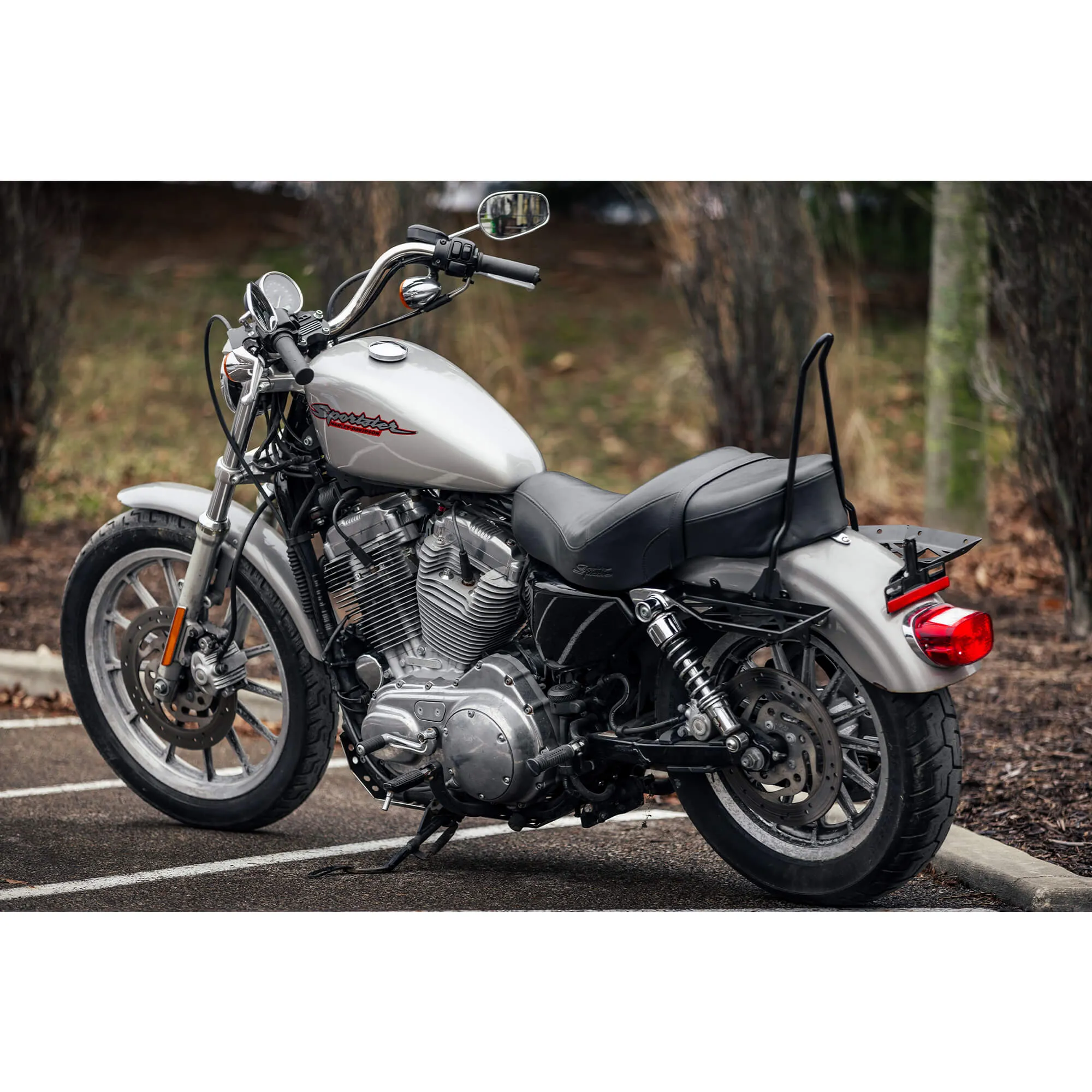 Moto Luggage Rack - Left Side - 2004-2022 Harley-Davidson Sportsters