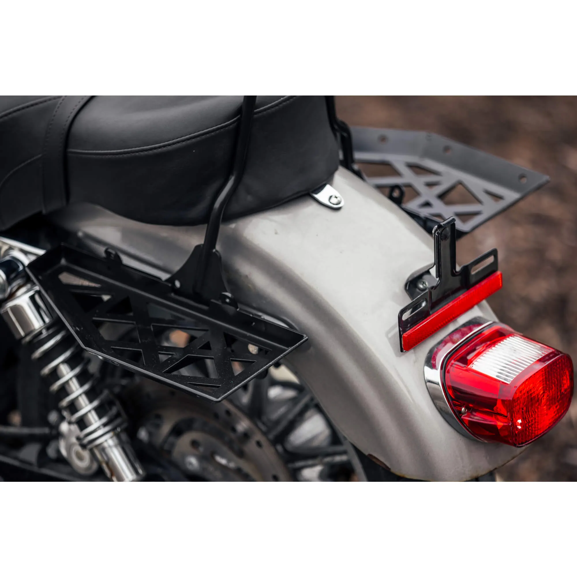 Moto Luggage Rack - Left Side - 2004-2022 Harley-Davidson Sportsters