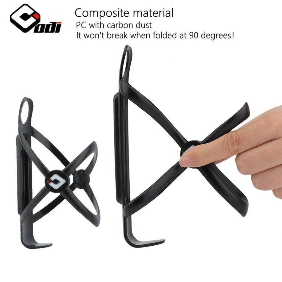 ODI Bicycle Bottle Cage Mountain Road Folding Bicycle Riding Cup Rack Ultra-Light Pc Contain Carbon Dust 18g Riding Equipment