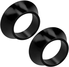 OUKENS Bicycle Taper Washer, 2Pcs CNC Aluminium Alloy 15mm Bike Front Fork Conical Stem Spacers