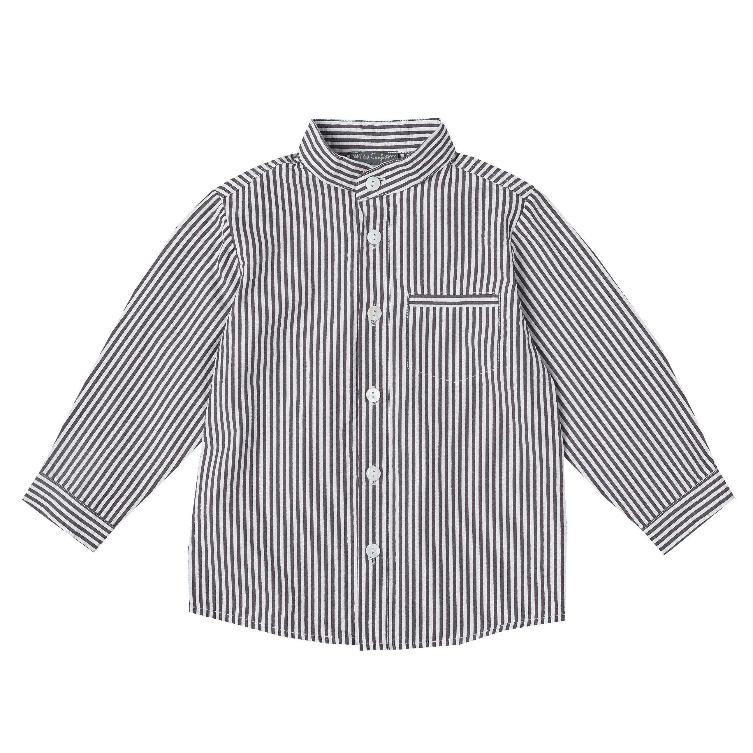 Seersucker Long-Sleeve Shirt.