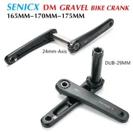 SENICX GR2/GR3 Road Cyclocros GXP Aluminum Crank  165/170/175mm  for Road Folding Bike