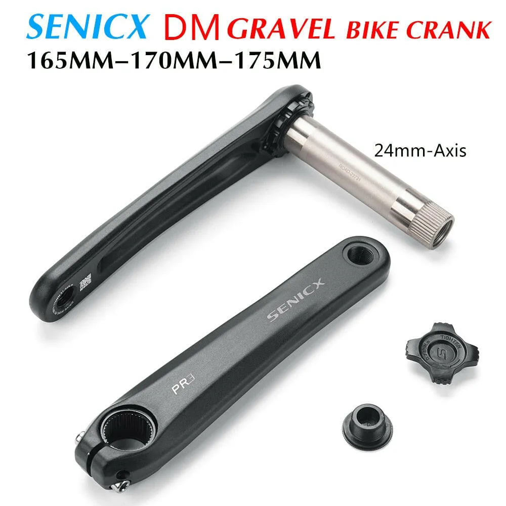 SENICX GR2/GR3 Road Cyclocros GXP Aluminum Crank  165/170/175mm  for Road Folding Bike