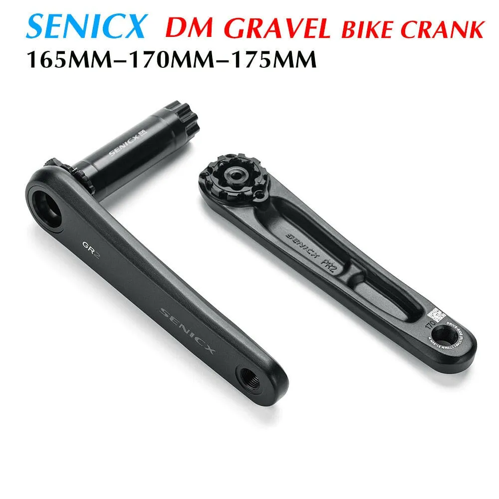 SENICX GR2/GR3 Road Cyclocros GXP Aluminum Crank  165/170/175mm  for Road Folding Bike