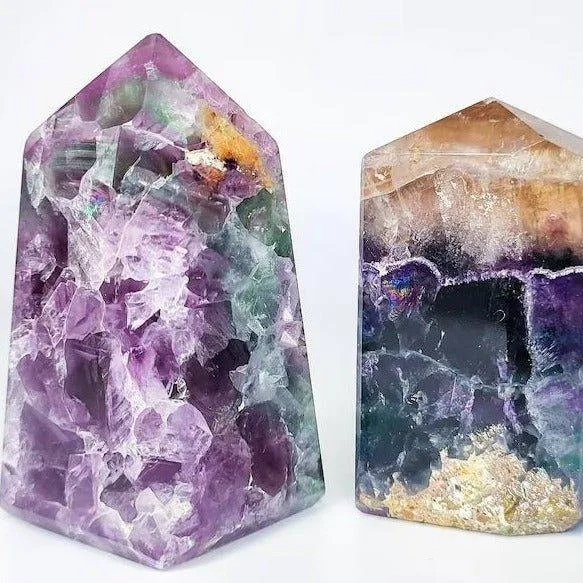 Shanti Shop - Rainbow Fluorite Crystal Towers
