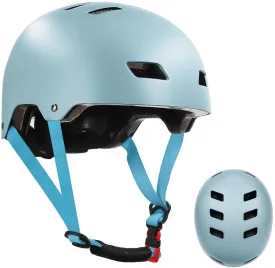Skateboard Bike Helmet for Kids Youth & Adults with Two Removable Liners for Multi-Sport Scooter Roller Skate Inline Skating Rollerblading