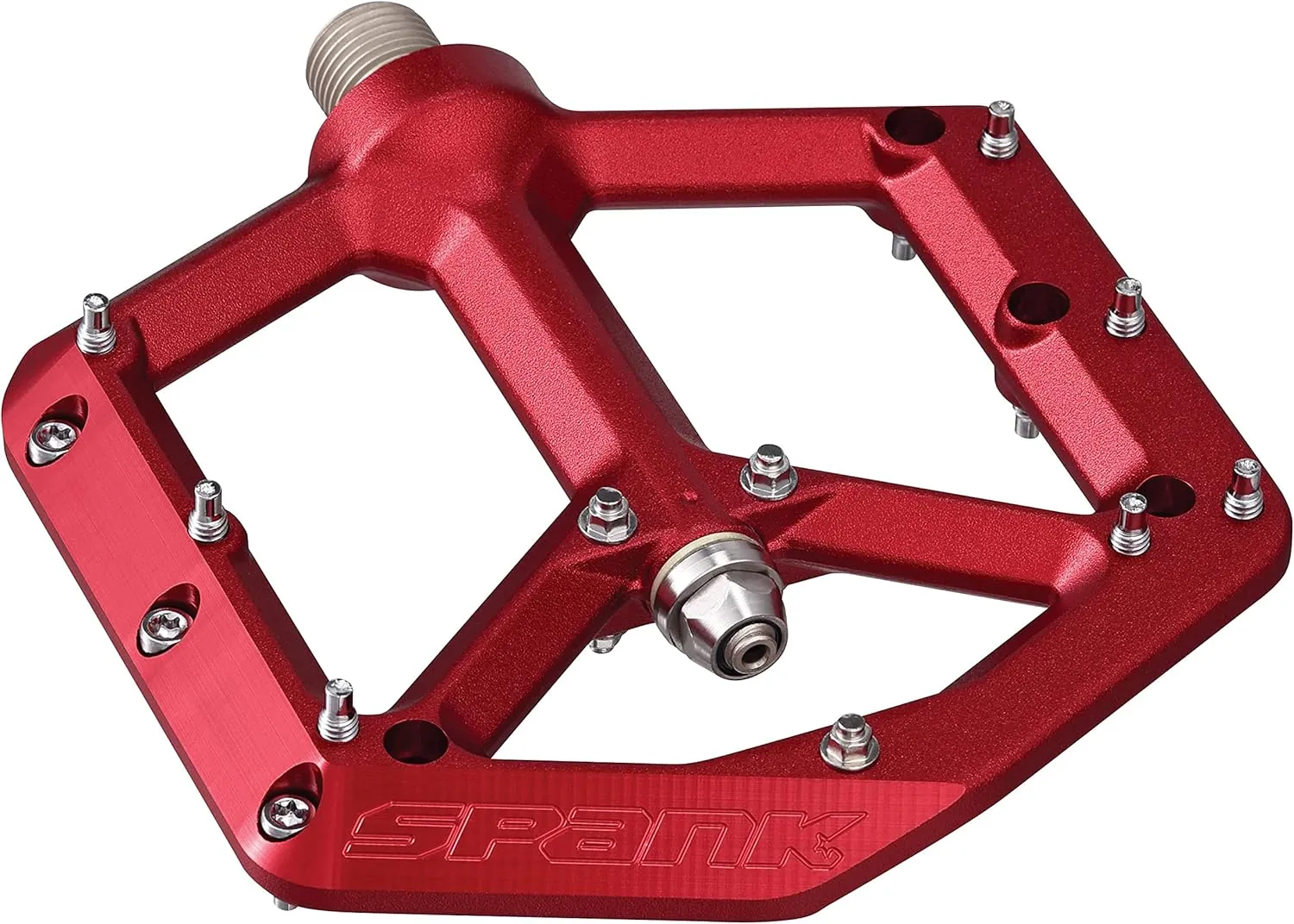SPANK Spike Reboot Pedals. Forged Alloy Body is Shot peened and Anodized for Increased Durability