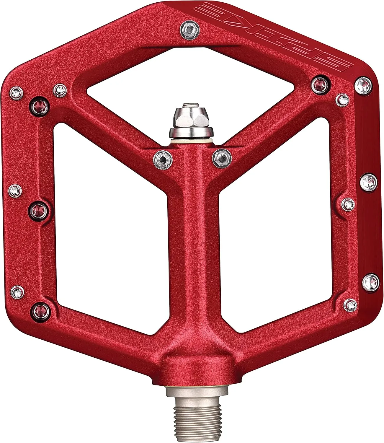 SPANK Spike Reboot Pedals. Forged Alloy Body is Shot peened and Anodized for Increased Durability