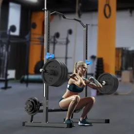 Squat Rack Machine Barbel Folding Weight & Bench Press Rack Stand