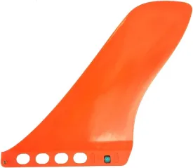 Surfboard Fins 9 Inch Single Fin Surf SUP Center Fin Quick Release Detachable Fins Longboard Surfboard Stand Up Paddleboards Surfing Accessories (Color : Orange)