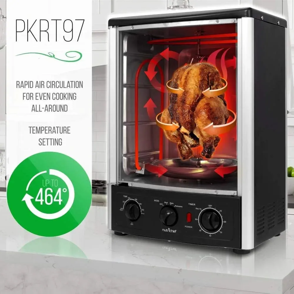 Upgraded GourmetPro Multi-Function Rotisserie Oven