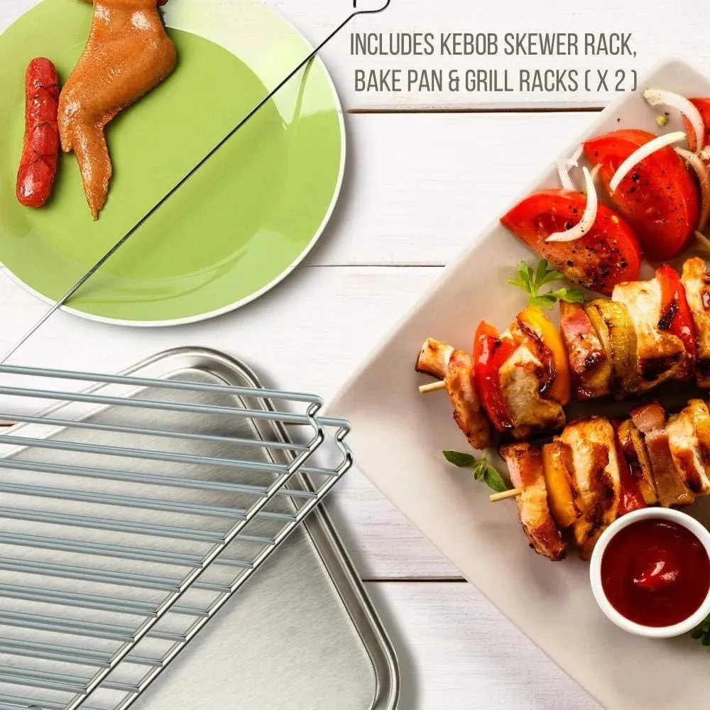 Upgraded GourmetPro Multi-Function Rotisserie Oven